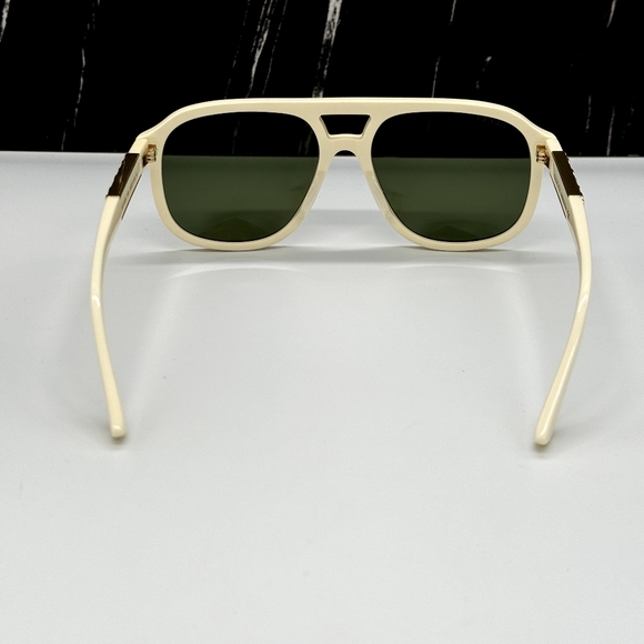 NEW GG1188S 005 GUCCI UNISEX AVIATOR WHITE SUNGLASSES GUCCI UNISEX EYEWEAR - Picture 9 of 14